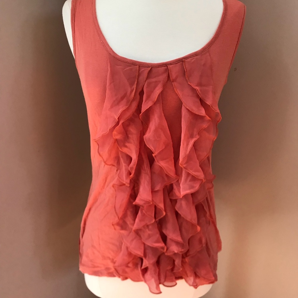NWT Elle ruffled tank